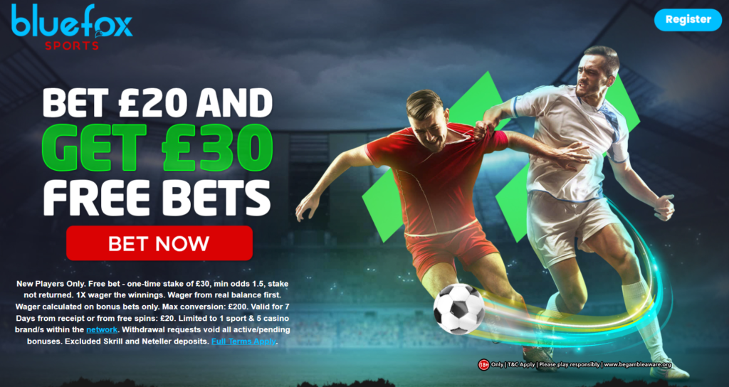 bluefox sports bonus free bet